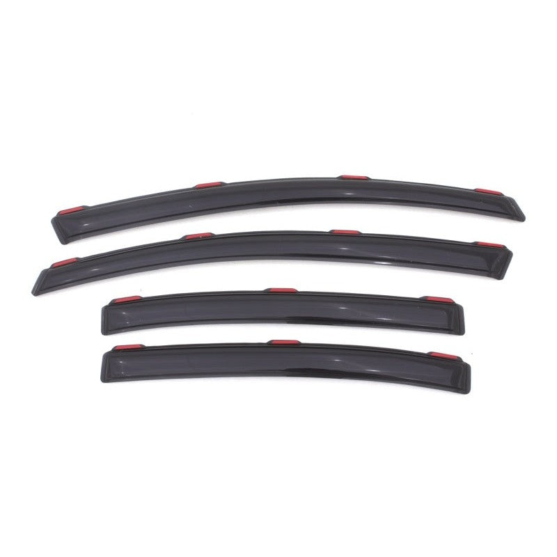 AVS In-Channel Ventvisor 4-piece window deflector set in smoke finish for 2012-2015 Honda Civic.
