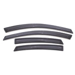 Set of four AVS Ventvisor smoke-finish outside mount window deflectors for 2013-2016 Dodge Dart.