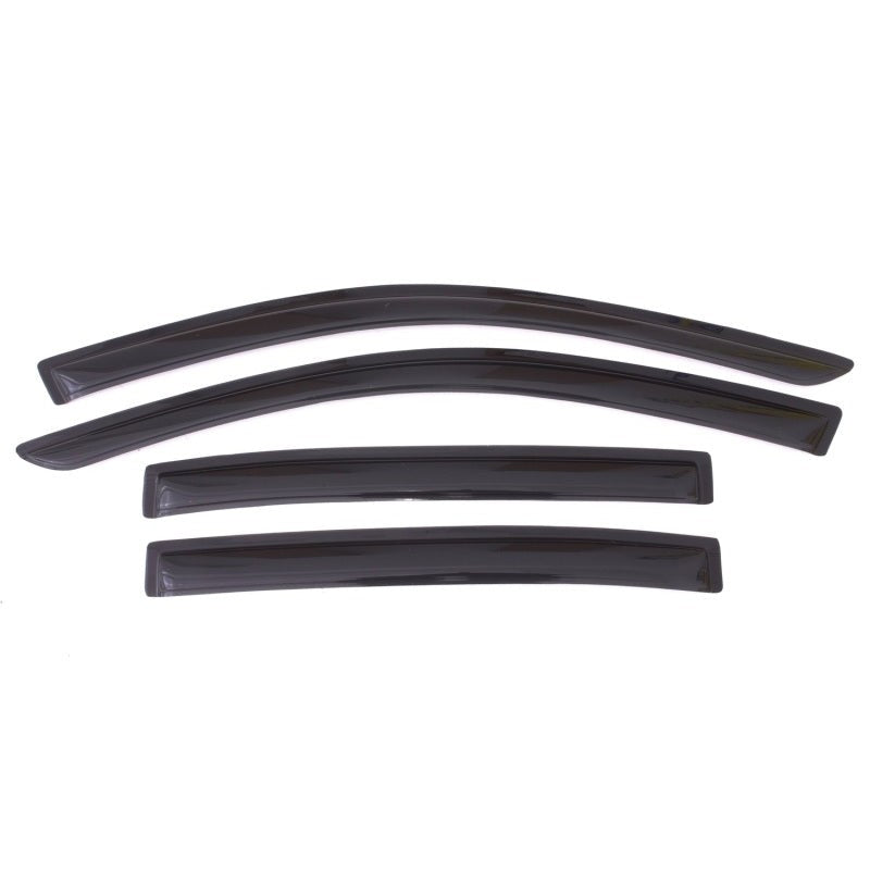 Four-piece set of AVS smoke-tinted window deflectors for 2013-2017 Honda Accord.