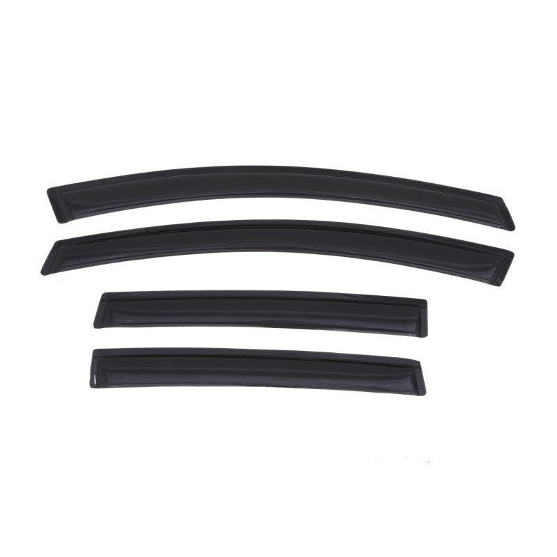 4-piece set of smoke AVS Ventvisor outside mount window deflectors for 2013-2018 Ford C-Max.