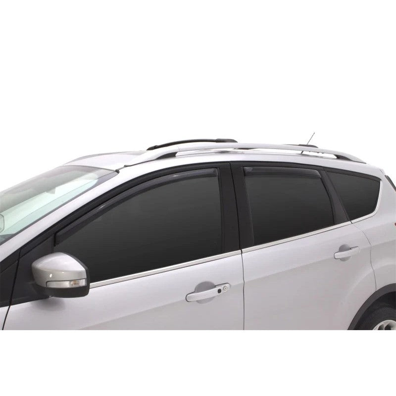AVS In-Channel Ventvisor 4-piece smoke window deflector set for 2013-2019 Ford Escape.