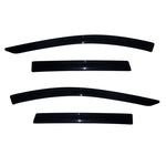 Four-piece set of AVS smoke-tinted outside mount window deflectors for a 2013-2019 Ford Escape.
