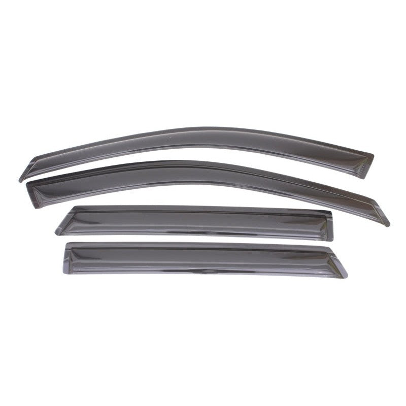 AVS smoke finish outside mount Ventvisor window deflectors 4-piece set for 2013-2019 Hyundai Santa Fe and Santa Fe Sport