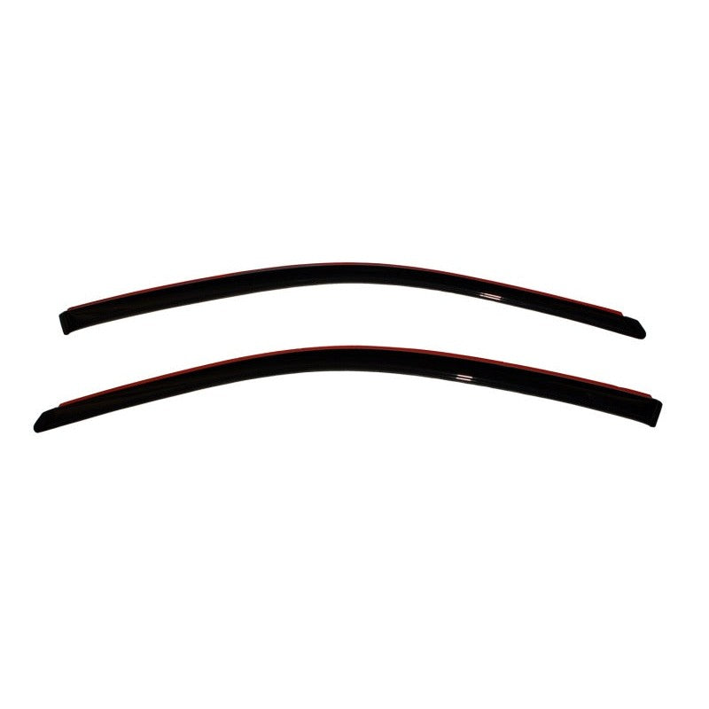 AVS In-Channel Ventvisor smoke window deflectors for 2014-2022 Chevy Silverado and GMC Sierra standard cab trucks.