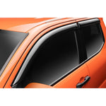 AVS 4-piece Smoke Original Ventvisor side window deflectors for 2024-2026 Toyota Tacoma.