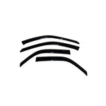 Four smoke-tinted AVS Ventvisor outside-mount window deflectors for 1997-2001 Toyota Camry.