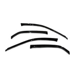 Set of four AVS Ventvisor outside mount window deflectors in smoke finish for 1998-2002 Honda Accord.