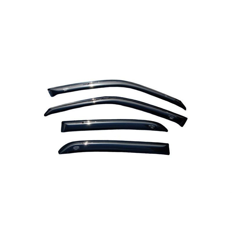 4-piece set of smoke-tinted AVS Ventvisor window deflectors for 1992-2011 Ford and Mercury sedans