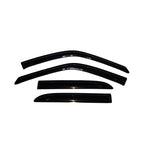 Set of four AVS Ventvisor smoke-finish outside mount window deflectors for 1999-2005 Chevrolet Tracker.
