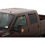AVS 94522 smoke window deflectors set of four for 1999-2016 Ford F-250 and F-350 Supercab trucks.