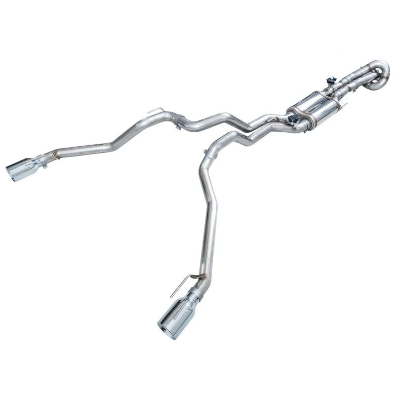 AWE 2024+ Ford Ranger Raptor 3.0L Switchpath Cat-Back Exhaust - Chrome Silver Tips