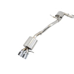 AWE Touring Edition stainless steel cat-back exhaust system with dual 90mm chrome silver tips for VW Jetta Mk6.