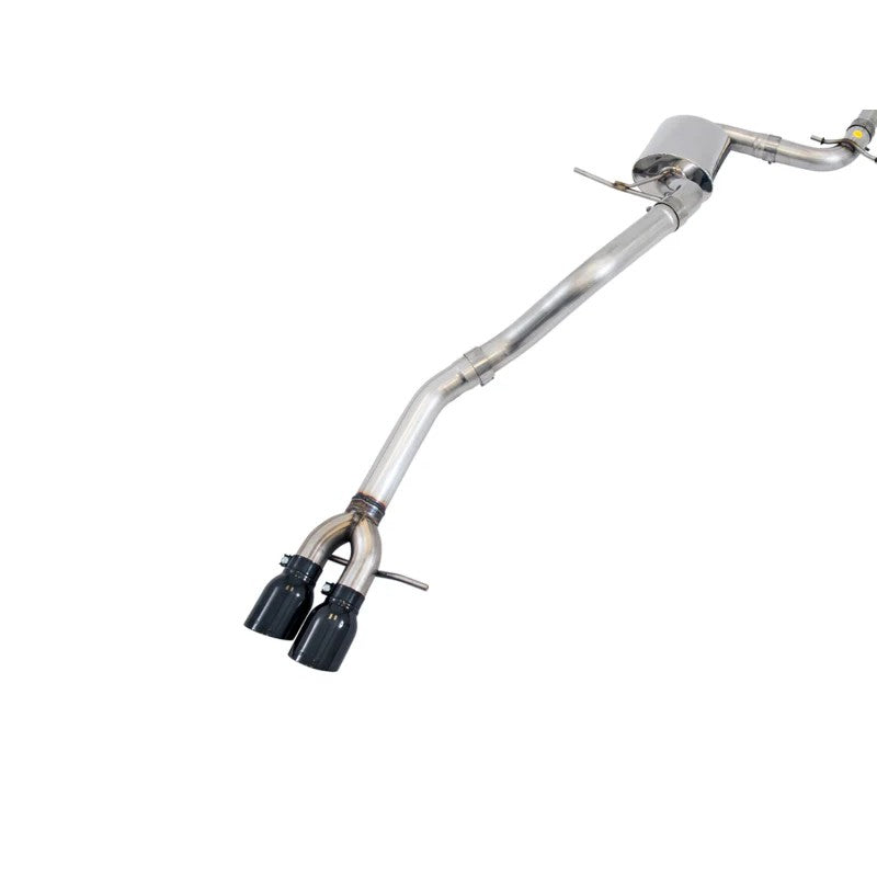 AWE Track Edition Cat-Back Exhaust with adjustable Diamond Black tips for 2016-2018 Volkswagen Jetta 1.4T