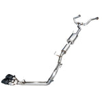 AWE 0FG cat-back exhaust system with 4.5 inch diamond black tips and T304L stainless steel piping for 3rd Gen Toyota Tundra