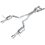 AWE Touring Edition 3-inch cat-back exhaust for Dodge Durango with dual 5-inch chrome silver slash-cut tips.