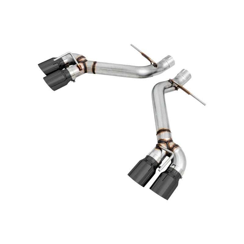 AWE Track Edition Axle-Back Exhaust with 3-inch T304L stainless piping and 4.5-inch quad diamond black tips