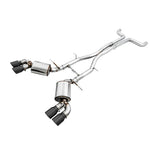 AWE Touring Edition Non-Resonated Cat-Back Exhaust with Quad 4.5-inch Diamond Black tips for 2016-2024 Chevrolet Camaro