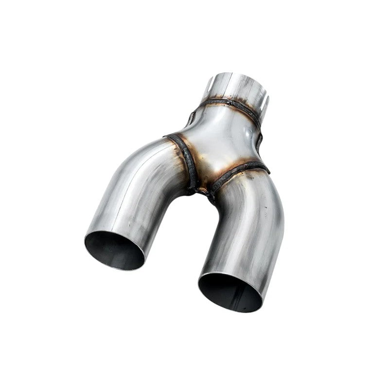 AWE Tuning exhaust conversion piping for switching from triple to dual tips on 2017-2021 Honda Civic Si and Type R.
