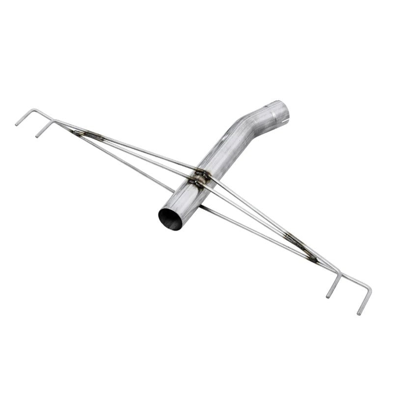 Stainless steel AWE Tuning Track Edition exhaust conversion pipes for 2017-2021 Honda Civic Type R.