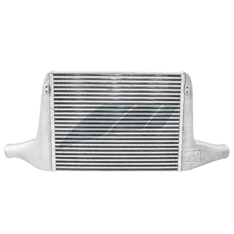 AWE ColdFront aluminum bar and plate intercooler with cast end tanks for Audi SQ5 B9.