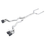 AWE Track Edition cat-back exhaust with X-pipe and quad 4-inch diamond black tips for 2018-2023 BMW M5 F90