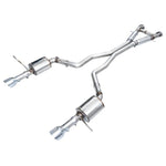AWE Tuning Touring Edition cat-back exhaust system for Dodge Durango SRT featuring dual 5-inch chrome silver tips