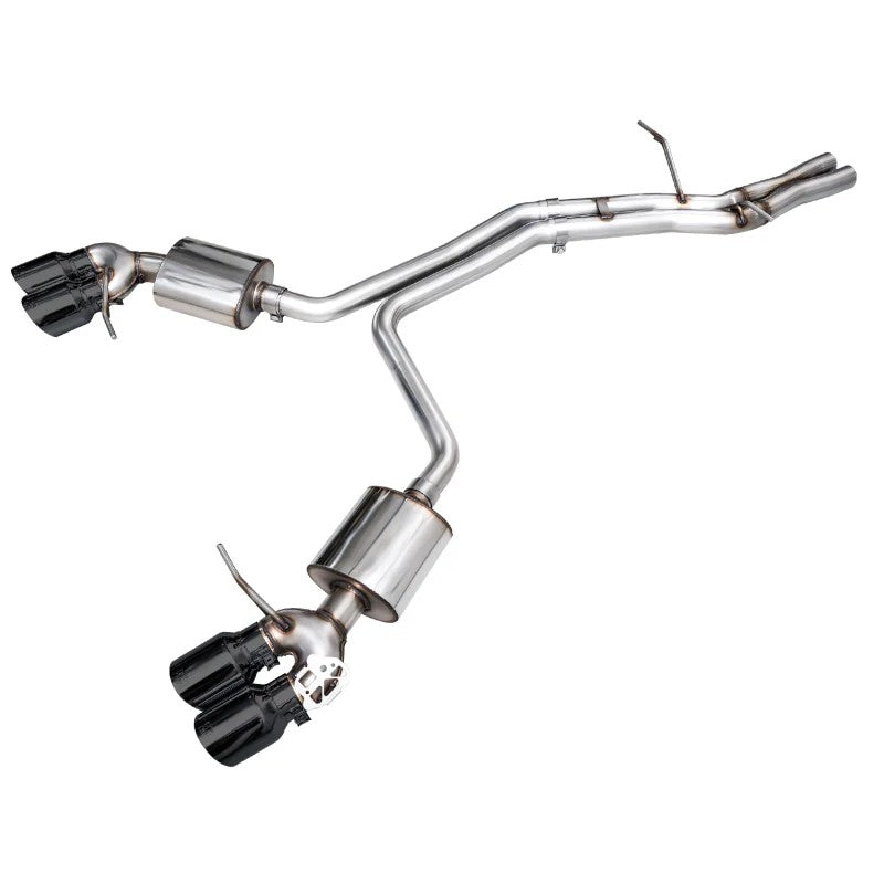 AWE Touring Edition Cat-Back Exhaust with 4.5-inch Diamond Black tips for 2019-2021 Porsche Macan S, GTS, and Turbo