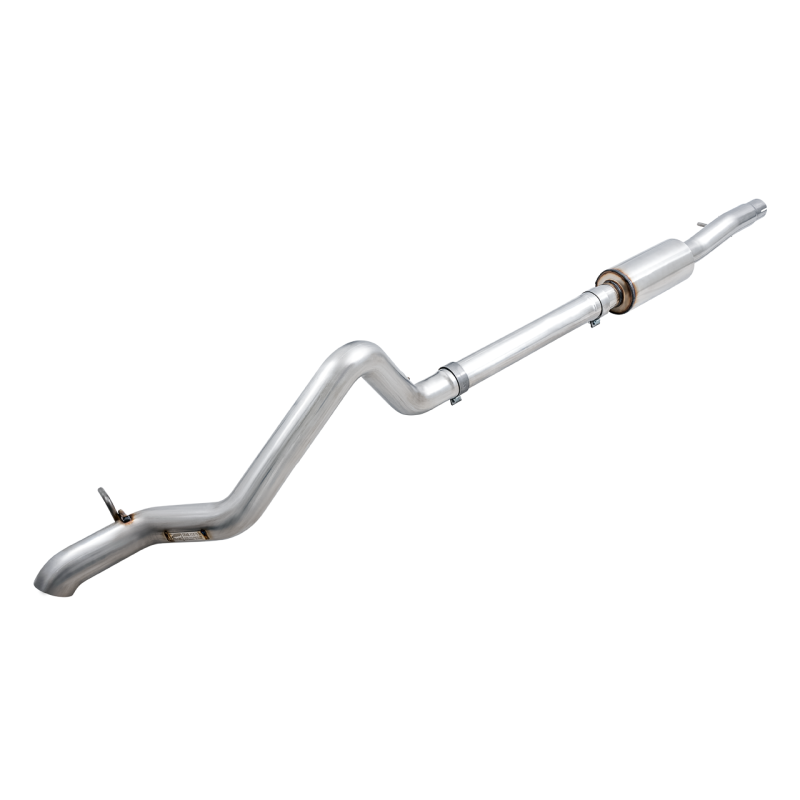 AWE Trail Edition 3-inch T304L stainless steel cat-back exhaust with turn-down exit for Jeep Gladiator JT.