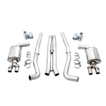 AWE Tuning Touring Edition 3-inch stainless steel non-resonated catback exhaust for 2015-2023 Dodge Challenger.