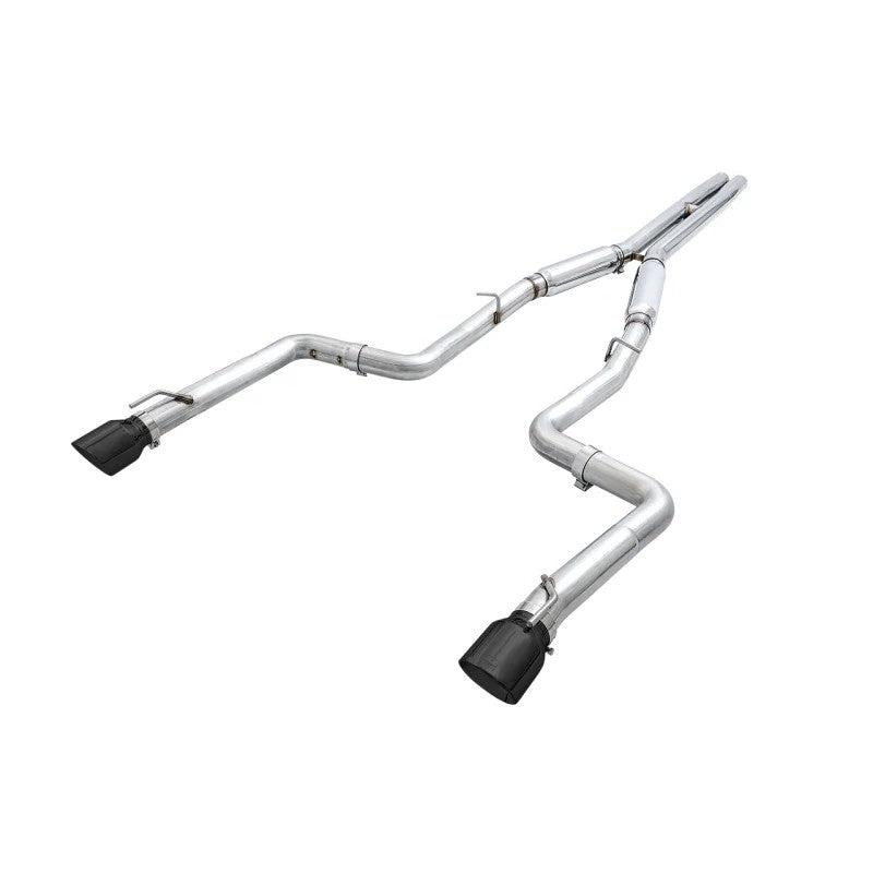 AWE Track Edition T304L stainless steel exhaust system with 4.5-inch Diamond Black tips for 2015-2023 Dodge Charger.