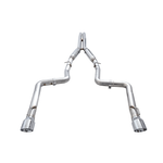 AWE Track Edition 3-inch T304L stainless steel cat-back exhaust system with 4.5-inch Chrome Silver tips for Dodge Charger.