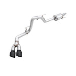 AWE Tuning 0FG 3-inch stainless steel single exit exhaust system with dual 4.5-inch Diamond Black slash-cut tips