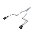 AWE Tuning Track Edition cat-back exhaust with 4.5-inch Diamond Black tips for 2017-2023 Dodge Charger.
