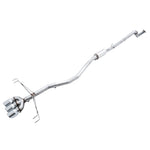 AWE Track Edition T304L stainless steel exhaust system with triple 4.5 inch chrome silver tips for Honda Civic Type R.