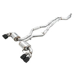 AWE Resonated Touring Edition Exhaust with Quad 102mm Diamond Black Tips for 2020-2026 BMW M340i and M440i