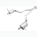 AWE Tuning 3-inch T304L stainless steel Touring Edition catback exhaust system for 2014-2021 Jeep Grand Cherokee SRT