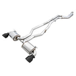 AWE Touring Edition non-resonated exhaust system with 5-inch diamond black tips for 2020-2026 Toyota GR Supra