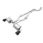AWE Tuning Resonated Touring Edition Exhaust with 5-inch Diamond Black tips for 2020-2026 Toyota GR Supra