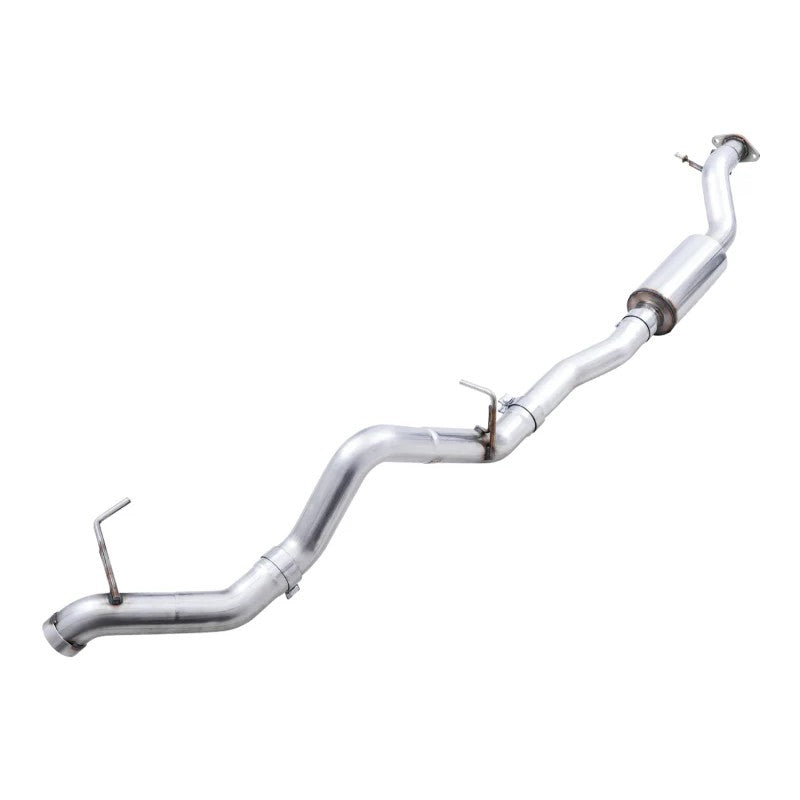 3-inch AWE 0FG cat-back exhaust system for 2021-2025 Ford Bronco featuring BashGuard and T304L stainless steel.