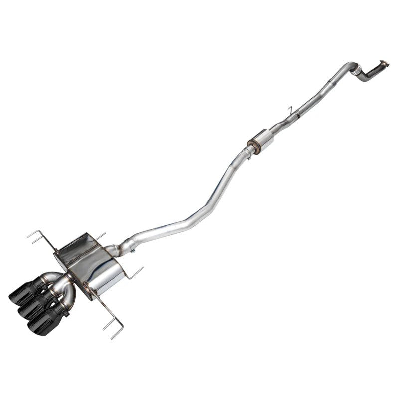 AWE Touring Edition stainless steel cat-back exhaust with triple diamond black tips for the FL5 Honda Civic Type R.