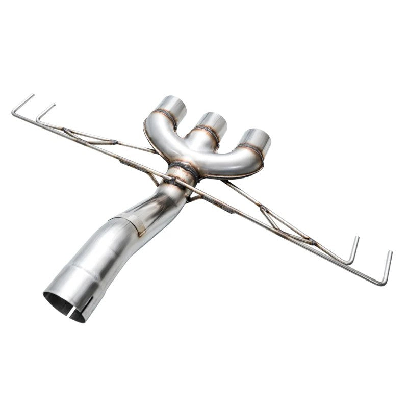 AWE Tuning T304L stainless steel Touring-to-Track conversion pipes for 2023-2026 Honda Civic Type R FL5.