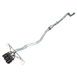 AWE Track Edition T304L stainless steel exhaust system for Honda Civic Type R FL5 with triple diamond black tips.