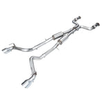 AWE Track Edition dual 3-inch cat-back exhaust system with 5-inch chrome silver tips for 2023-2025 Nissan Z RZ34