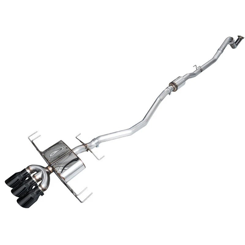 AWE Touring Edition cat-back exhaust with triple diamond black tips for 2024-2025 Acura Integra Type S DE5