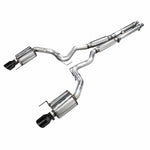 AWE Touring Edition catback exhaust system for S650 Mustang GT with T304L stainless steel and dual 4.5 inch black tips