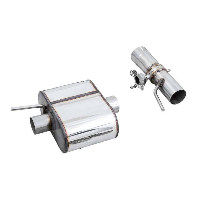 AWE Tuning stainless steel SwitchPath conversion kit with resonator and valved pipe for 2022-2026 Audi RS3.