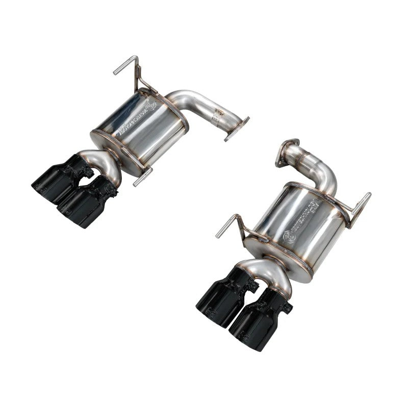 AWE Touring Edition axle-back exhaust for 2022-2025 Subaru WRX with quad 4-inch diamond black slash-cut tips