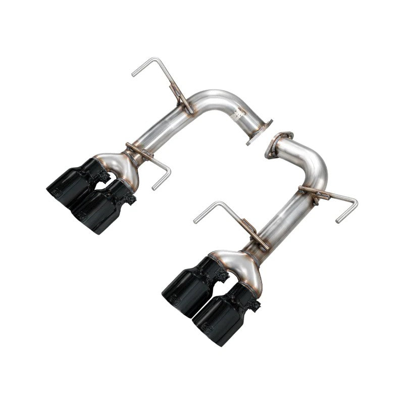 AWE Track Edition axle-back exhaust for 2022-2025 Subaru WRX with quad 4-inch diamond black slash-cut tips