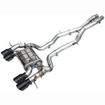 AWE SwitchPath T304L stainless steel valved exhaust system for BMW G87 M2 with quad 4.5 inch diamond black tips.