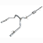 AWE Tuning 0FG 3-inch T304L stainless steel cat-back exhaust system for 2019-2026 GM 1500 5.3L trucks.